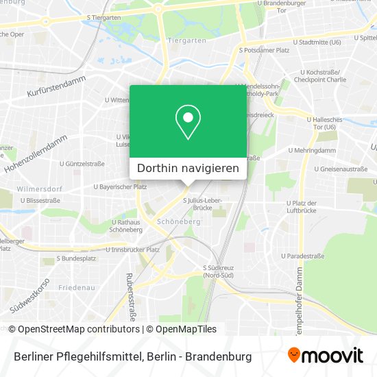 Berliner Pflegehilfsmittel Karte