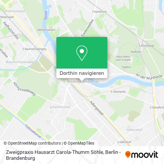Zweigpraxis Hausarzt Carola-Thumm Söhle Karte