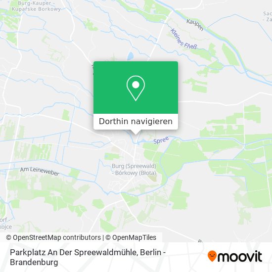 Parkplatz An Der Spreewaldmühle Karte
