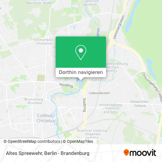 Altes Spreewehr Karte