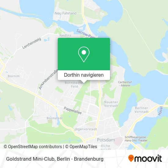 Goldstrand Mini-Club Karte