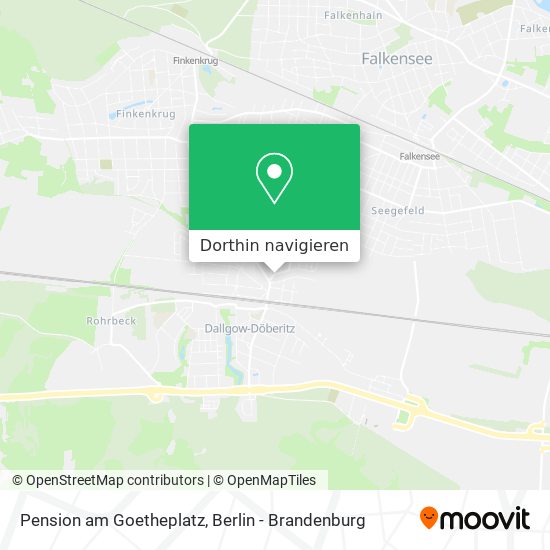 Pension am Goetheplatz Karte