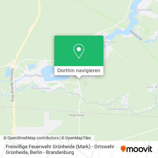Freiwillige Feuerwehr Grünheide (Mark) - Ortswehr Grünheide Karte
