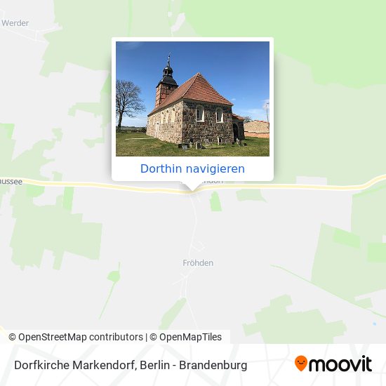 Dorfkirche Markendorf Karte
