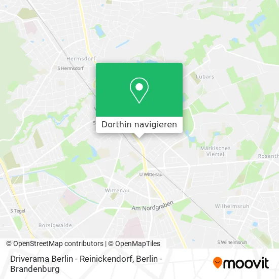Driverama Berlin - Reinickendorf Karte