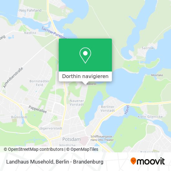 Landhaus Musehold Karte