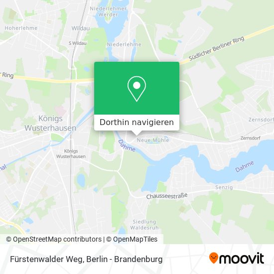 Fürstenwalder Weg Karte