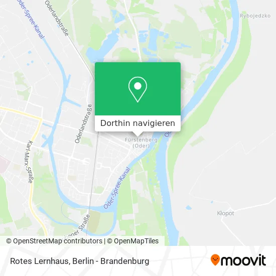 Rotes Lernhaus Karte