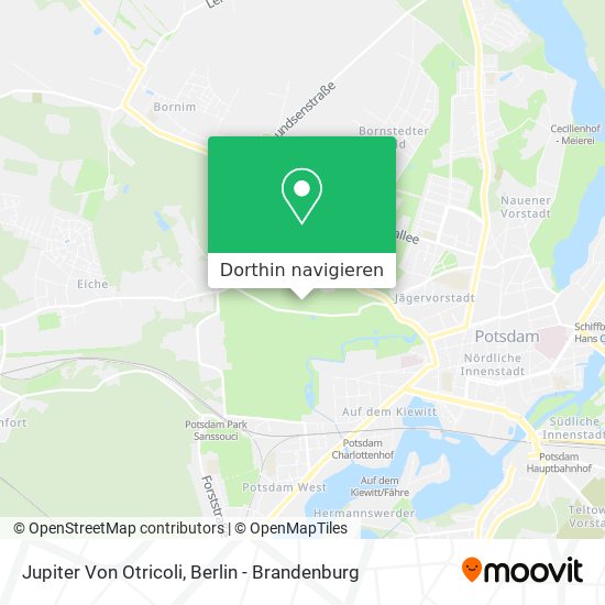Jupiter Von Otricoli Karte