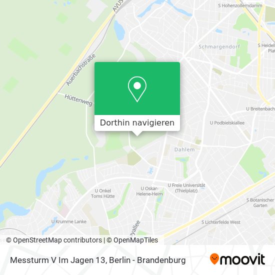 Messturm V Im Jagen 13 Karte