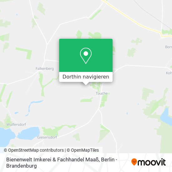 Bienenwelt Imkerei & Fachhandel Maaß Karte