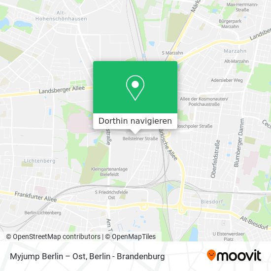 Myjump Berlin – Ost Karte