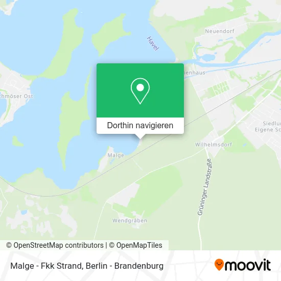 Malge - Fkk Strand Karte