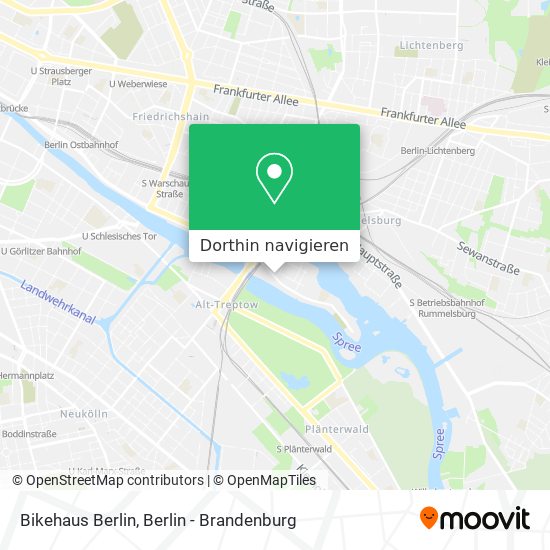 Bikehaus Berlin Karte