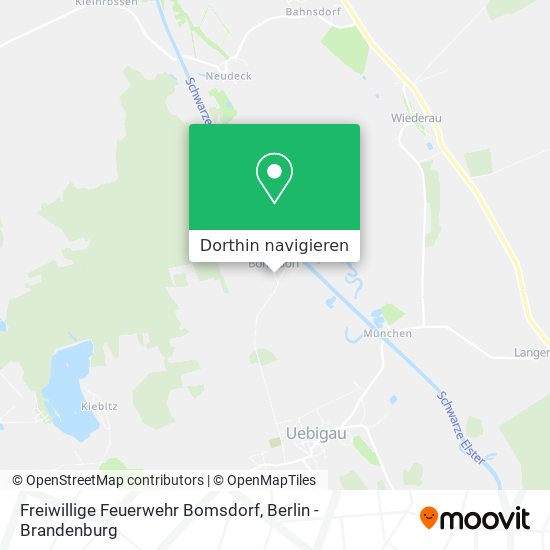 Freiwillige Feuerwehr Bomsdorf Karte