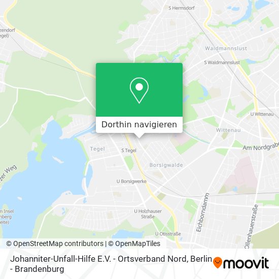 Johanniter-Unfall-Hilfe E.V. - Ortsverband Nord Karte