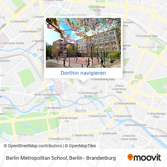 Berlin Metropolitan School Karte