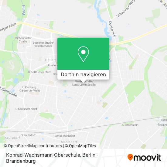 Konrad-Wachsmann-Oberschule Karte