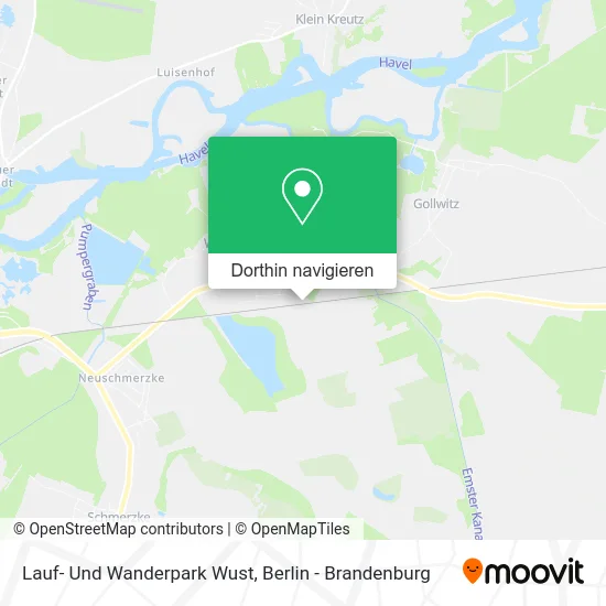 Lauf- Und Wanderpark Wust Karte