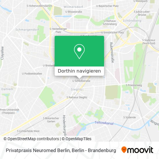 Privatpraxis Neuromed Berlin Karte