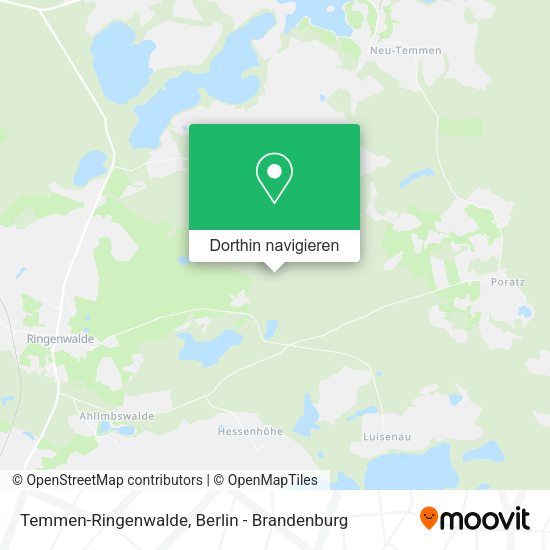 Temmen-Ringenwalde Karte
