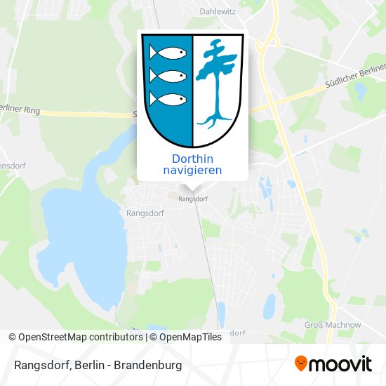 Rangsdorf Karte