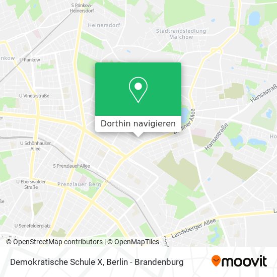 Demokratische Schule X Karte