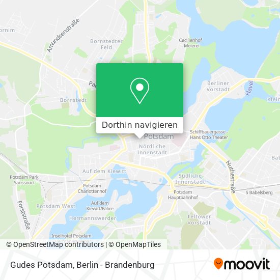 Gudes Potsdam Karte