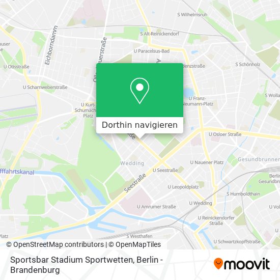 Sportsbar Stadium Sportwetten Karte