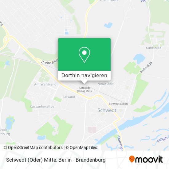 Schwedt (Oder) Mitte Karte