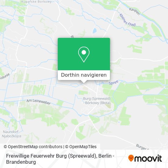 Freiwillige Feuerwehr Burg (Spreewald) Karte