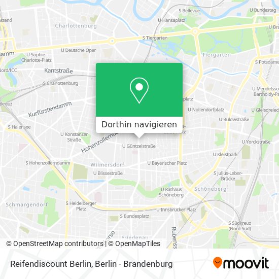 Reifendiscount Berlin Karte