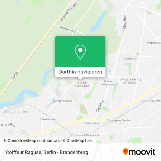 Coiffeur Raguse Karte