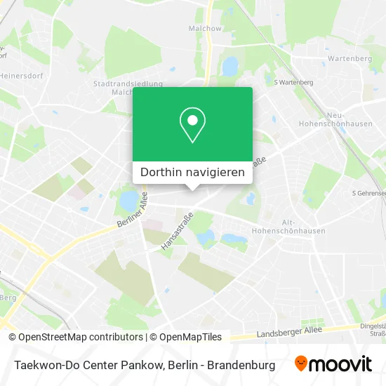 Taekwon-Do Center Pankow Karte