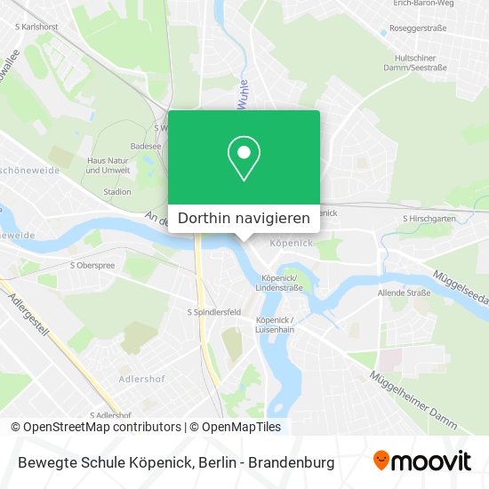 Bewegte Schule Köpenick Karte