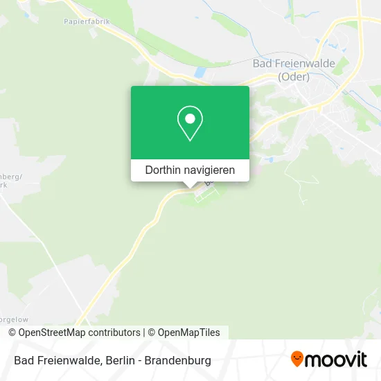 Bad Freienwalde Karte