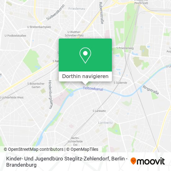 Kinder- Und Jugendbüro Steglitz-Zehlendorf Karte