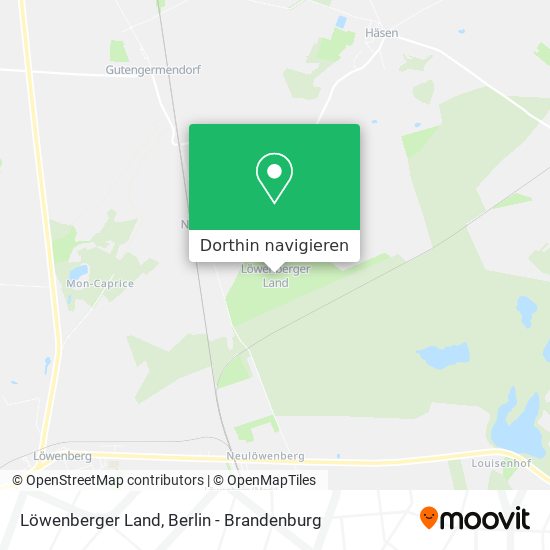 Löwenberger Land Karte