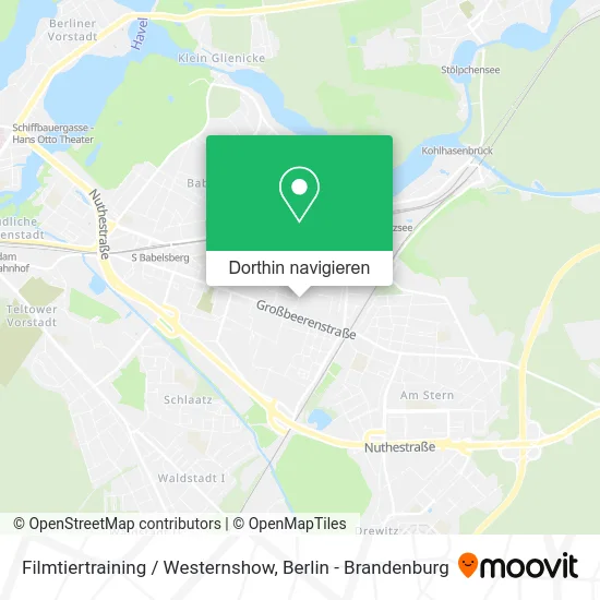 Filmtiertraining / Westernshow Karte