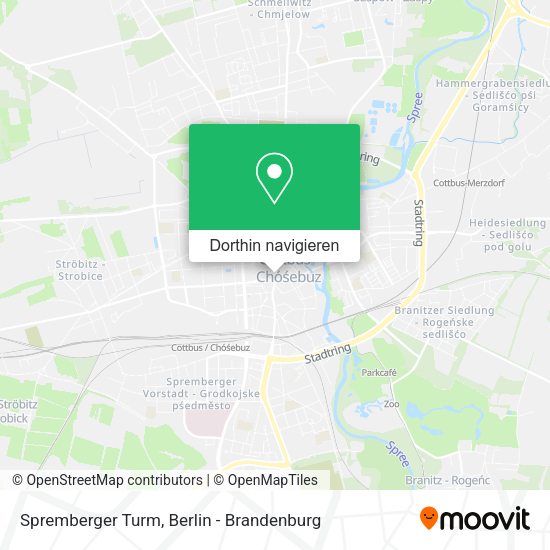Spremberger Turm Karte