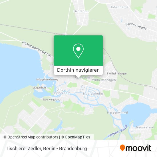 Tischlerei Zedler Karte