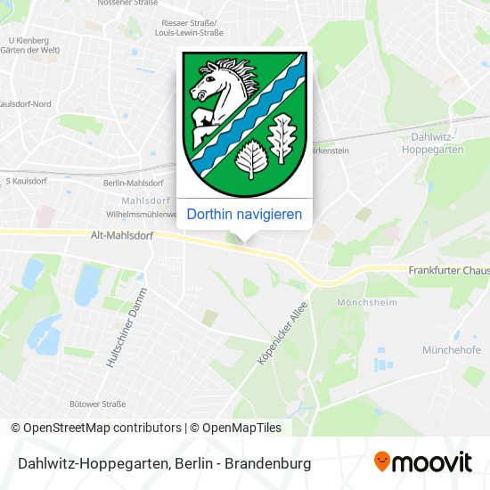 Dahlwitz-Hoppegarten Karte
