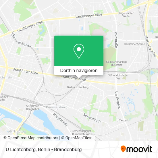 U Lichtenberg Karte