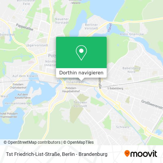 Tst Friedrich-List-Straße Karte