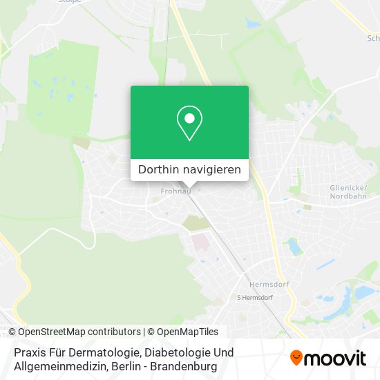 Praxis Für Dermatologie, Diabetologie Und Allgemeinmedizin Karte