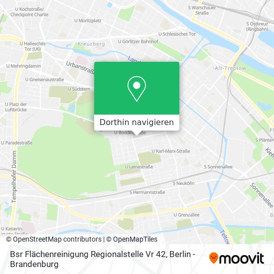 Bsr Flächenreinigung Regionalstelle Vr 42 Karte