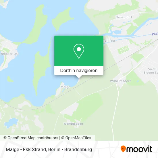 Malge - Fkk Strand Karte