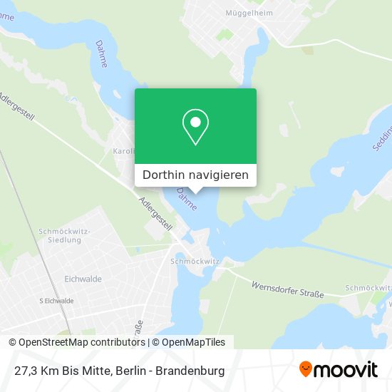 27,3 Km Bis Mitte Karte