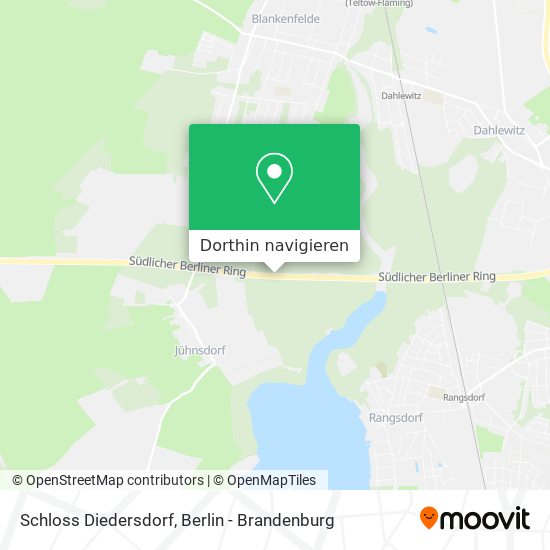 Schloss Diedersdorf Karte