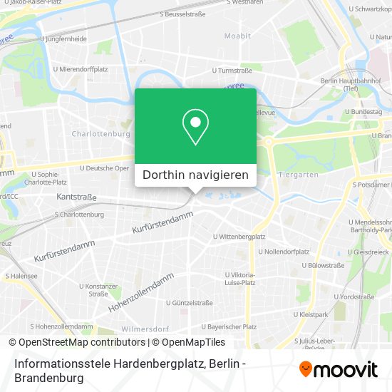 Informationsstele Hardenbergplatz Karte